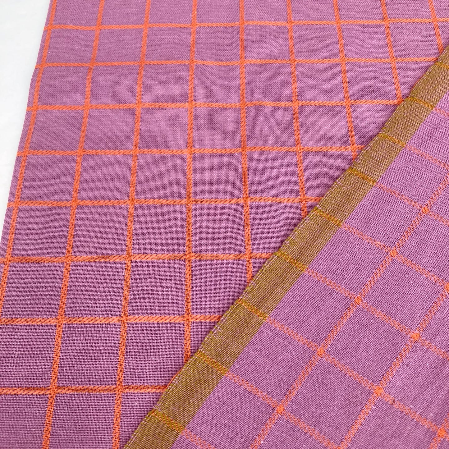 Fableism 'Fine & Dandy' Woven Cotton 'Plum Trellis'
