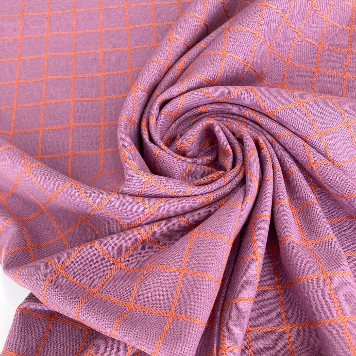 Fableism 'Fine & Dandy' Woven Cotton 'Plum Trellis'