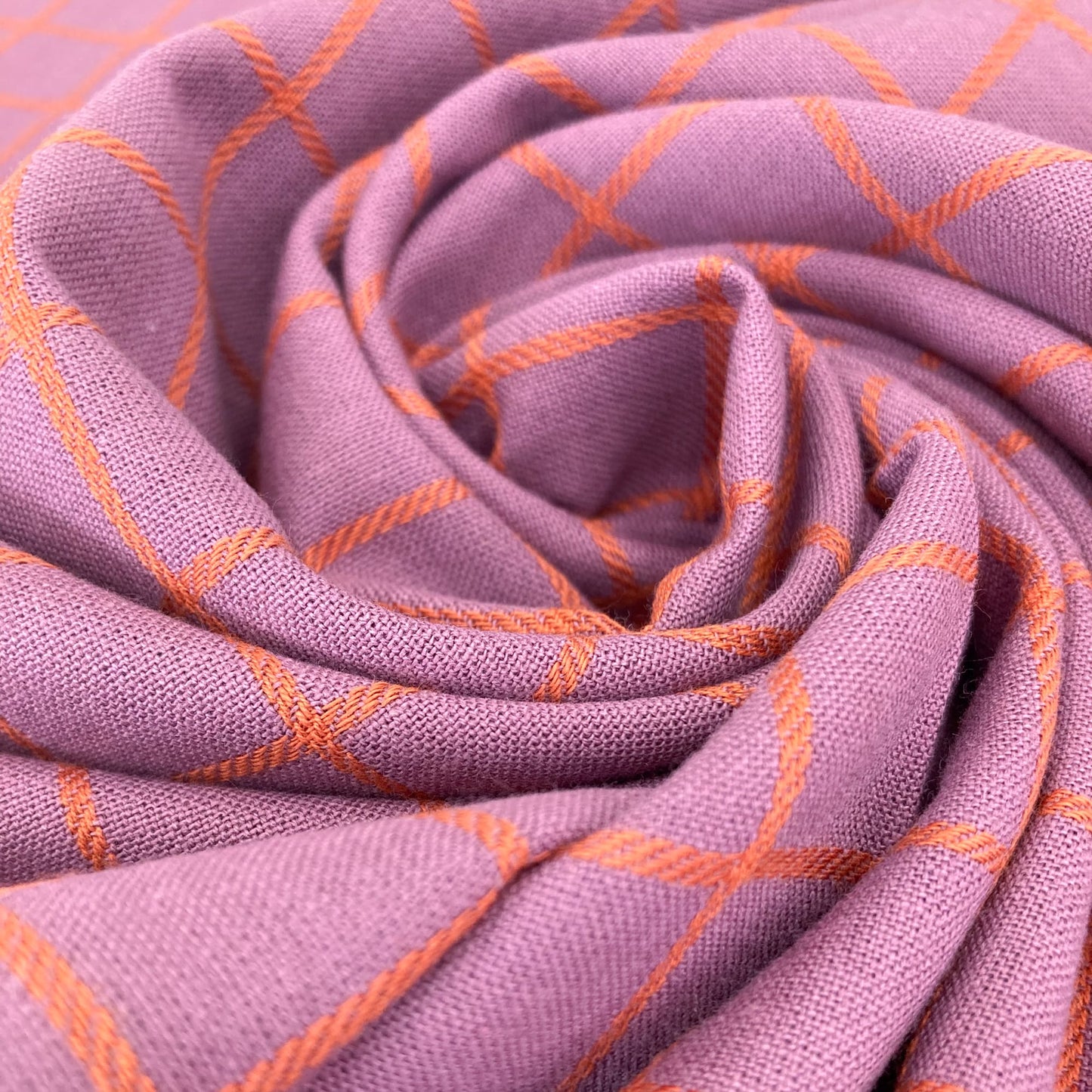 Fableism 'Fine & Dandy' Woven Cotton 'Plum Trellis'