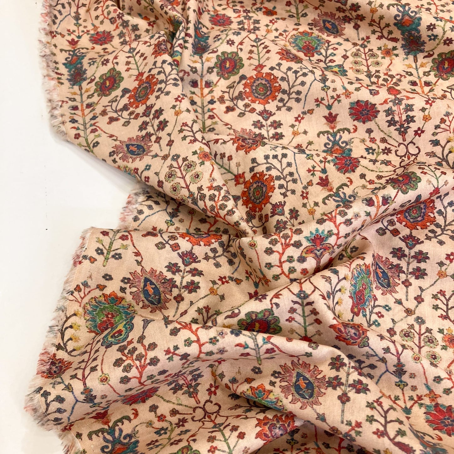 Fabric Freedom Cotton Lawn 'Tapestry' in Fawn