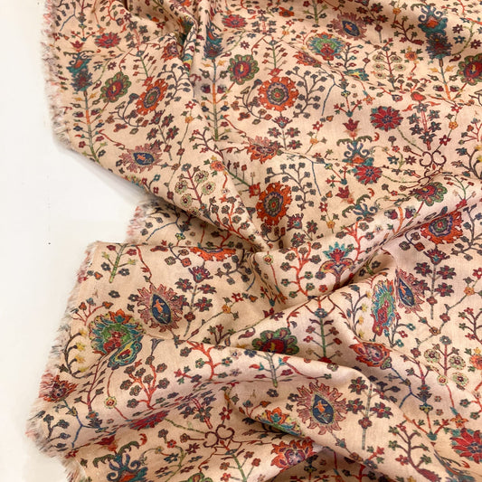 Fabric Freedom Cotton Lawn 'Tapestry' in Fawn