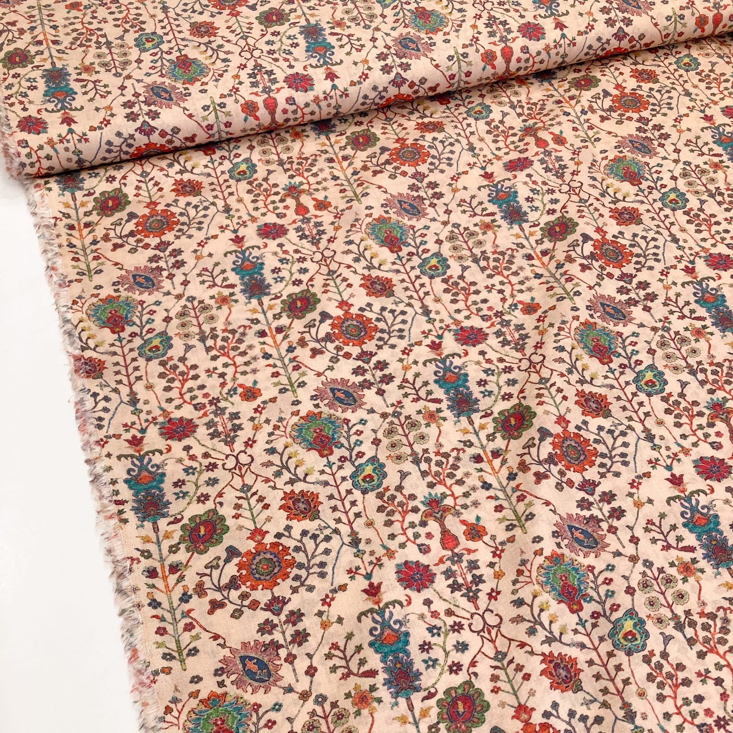Fabric Freedom Cotton Lawn 'Tapestry' in Fawn