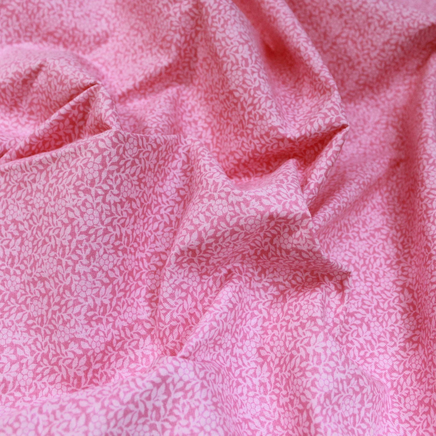 Fabric Freedom Cotton Quiltback 'Grape Purple or Candy Pink Floral'