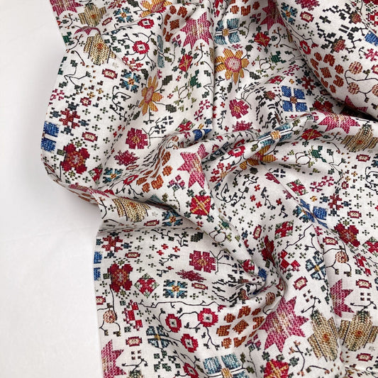 Fabric Freedom Quilting Cotton 'Tapestry' 3D