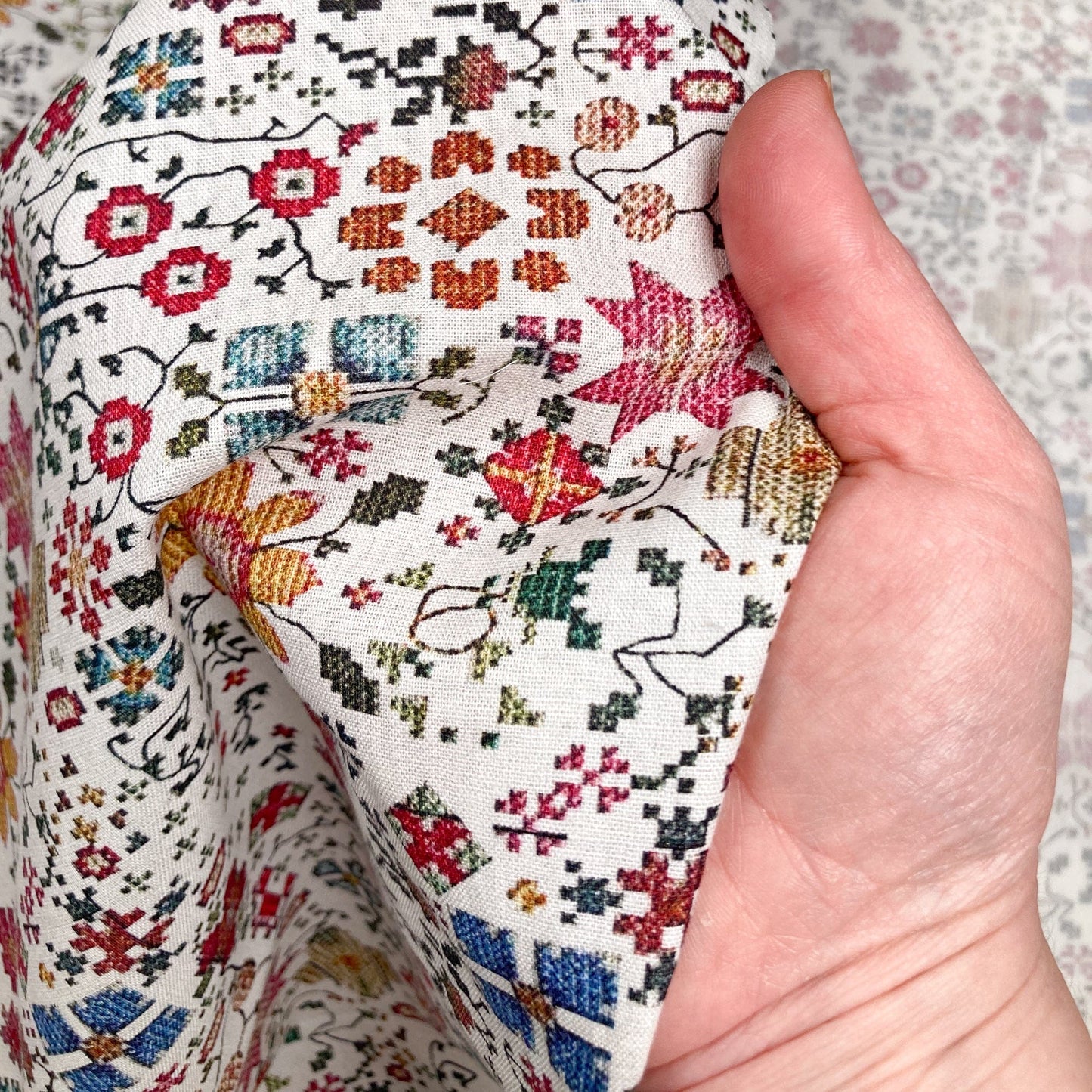 Fabric Freedom Quilting Cotton 'Tapestry' 3D