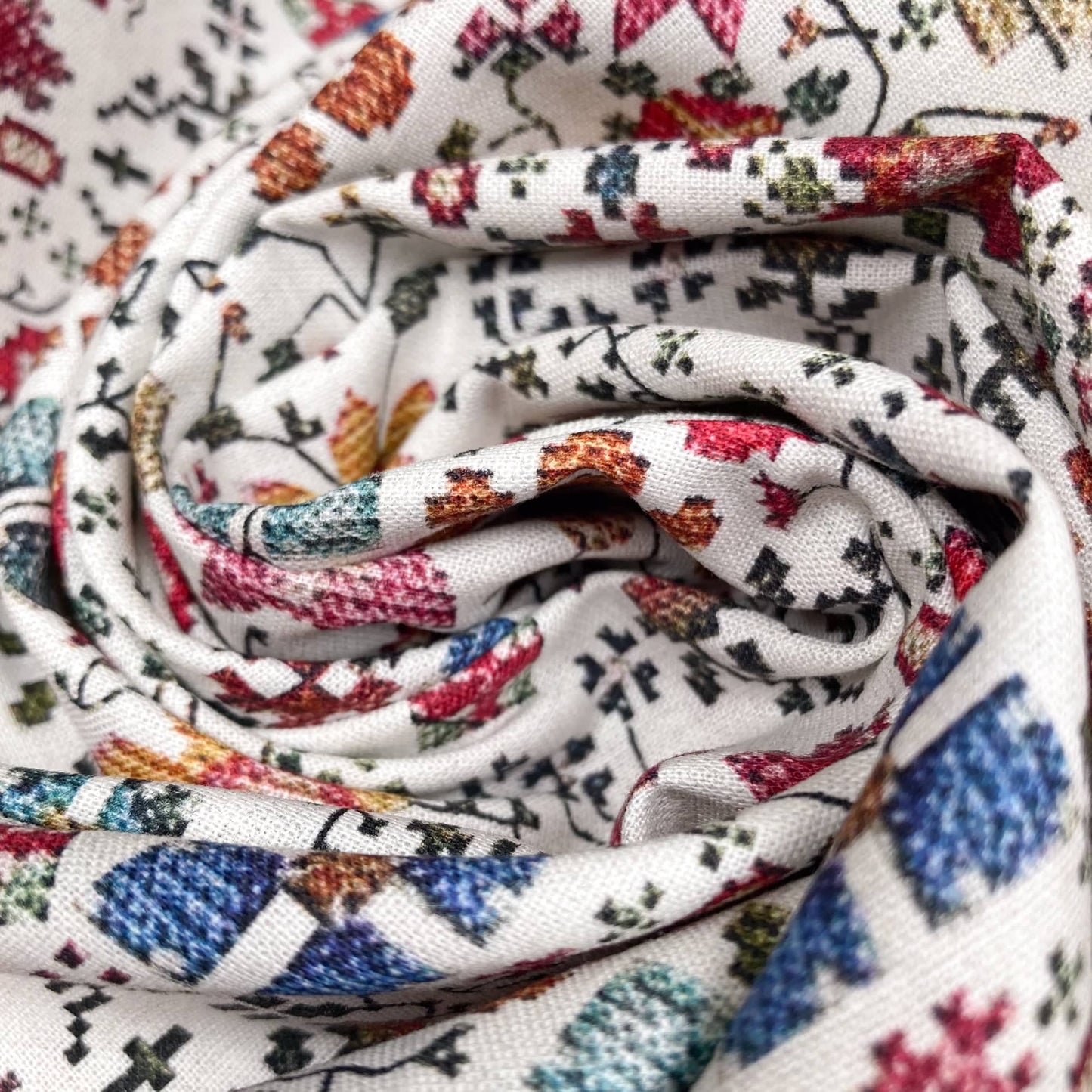 Fabric Freedom Quilting Cotton 'Tapestry' 3D