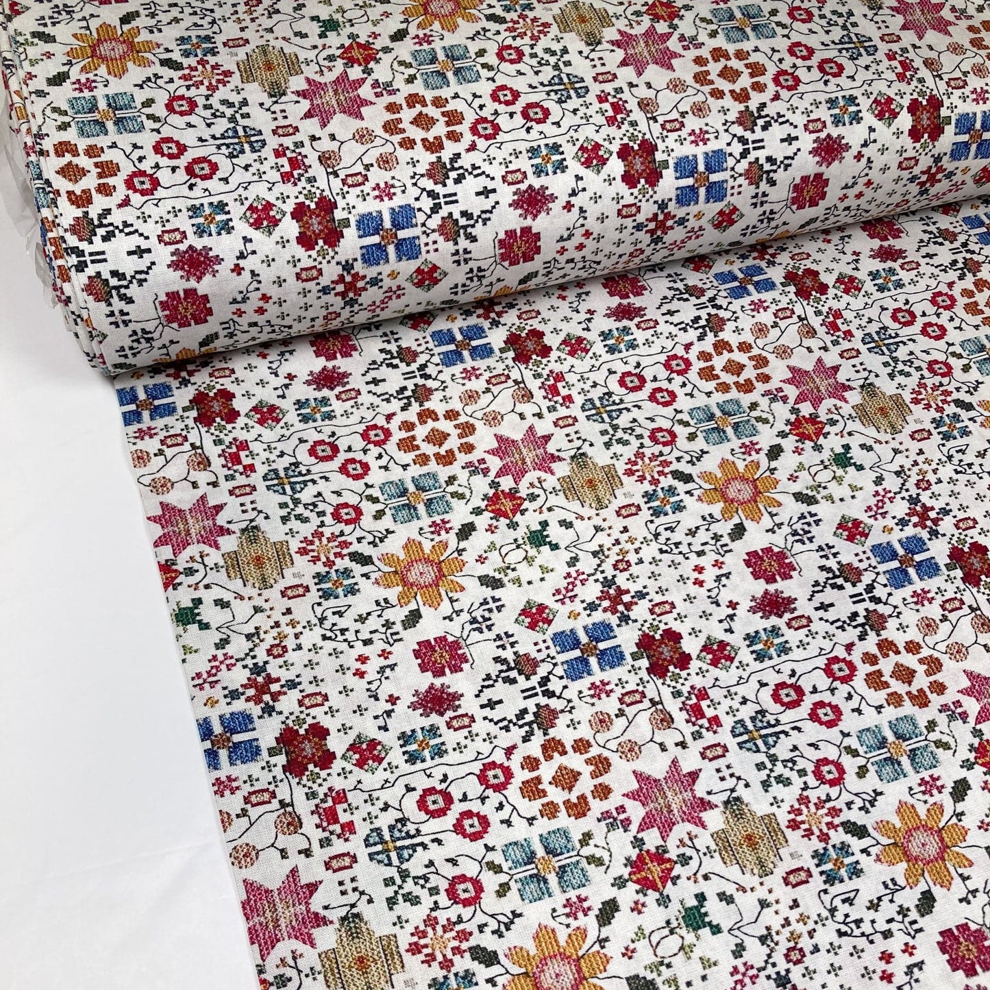 Fabric Freedom Quilting Cotton 'Tapestry' 3D