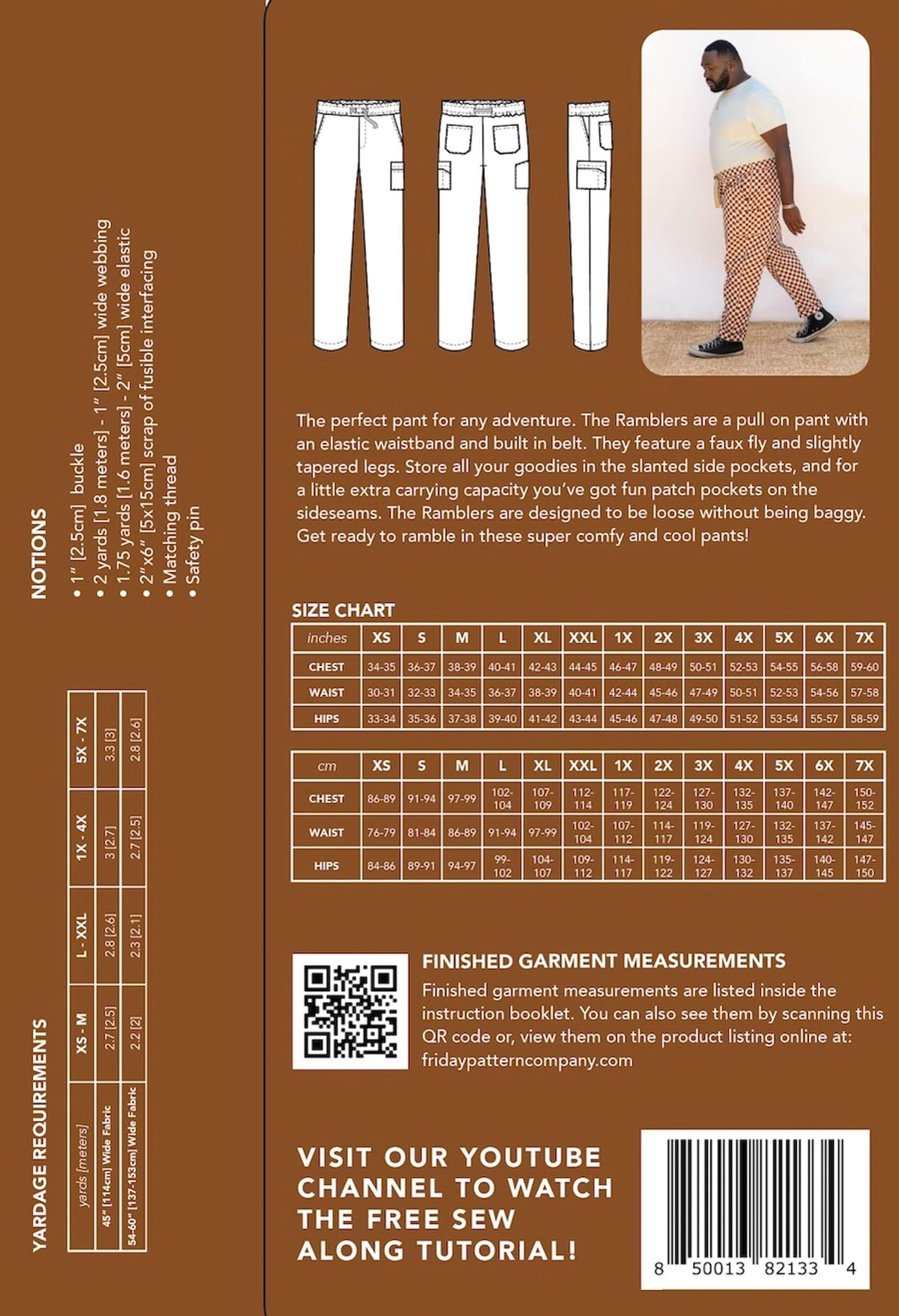Friday Pattern Company: The Rambler Pants