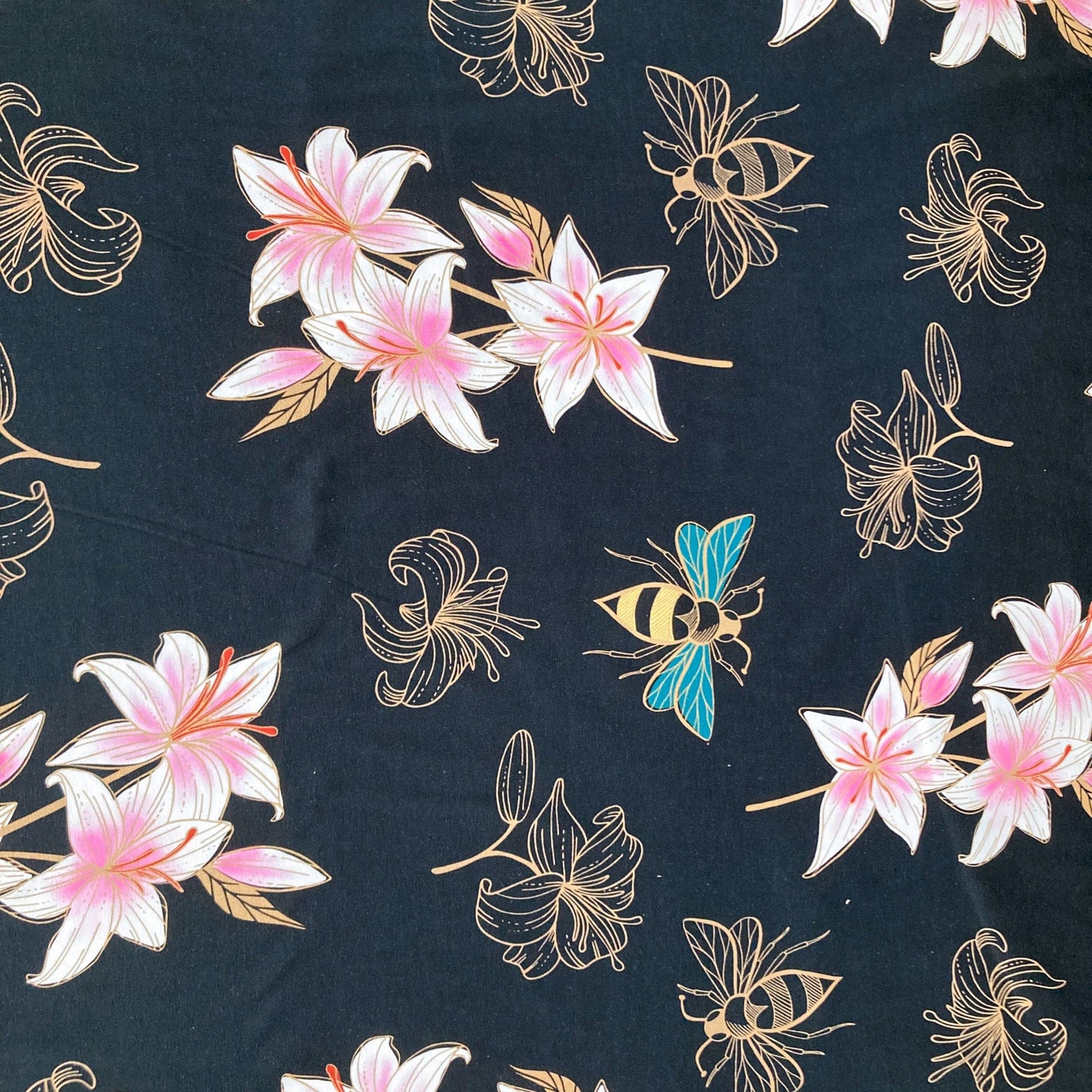 Hamburger Liebe for Albstoffe: Organic Cotton Jersey 'Lily' in Black