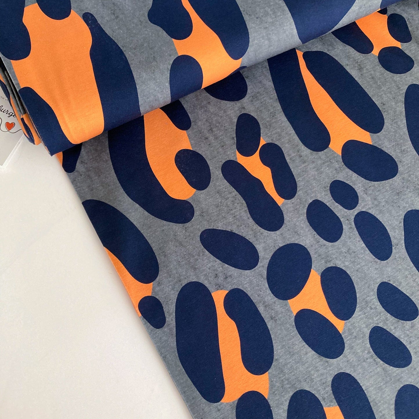 Hamburger Liebe for Albstoffe: Organic Cotton Jersey 'Safari XXL in Grey'