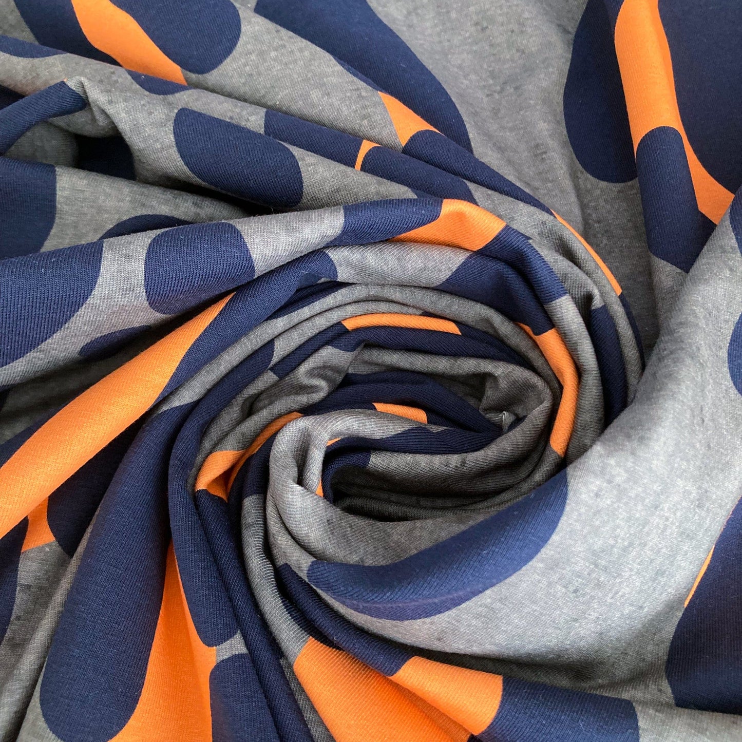 Hamburger Liebe for Albstoffe: Organic Cotton Jersey 'Safari XXL in Grey'