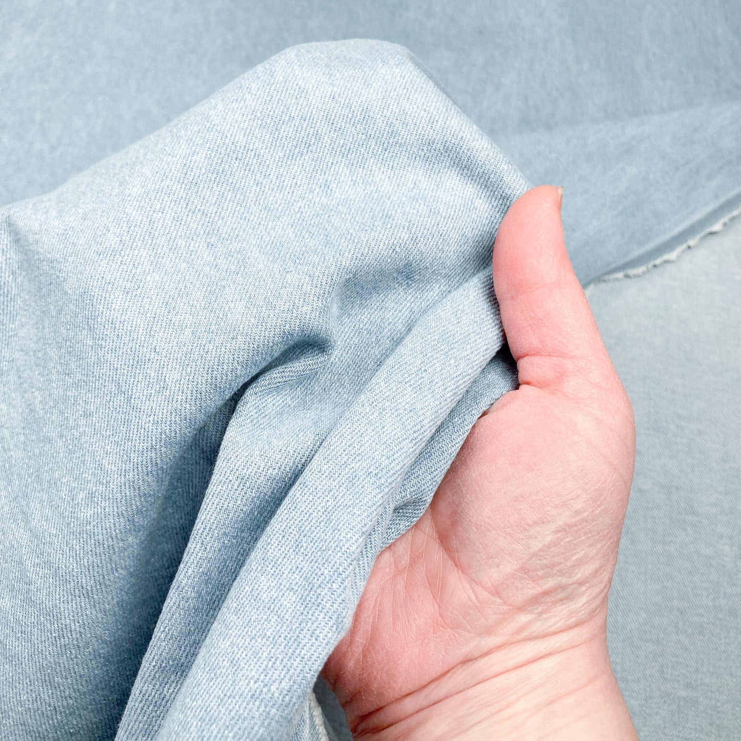 10oz Bleached Cotton Denim