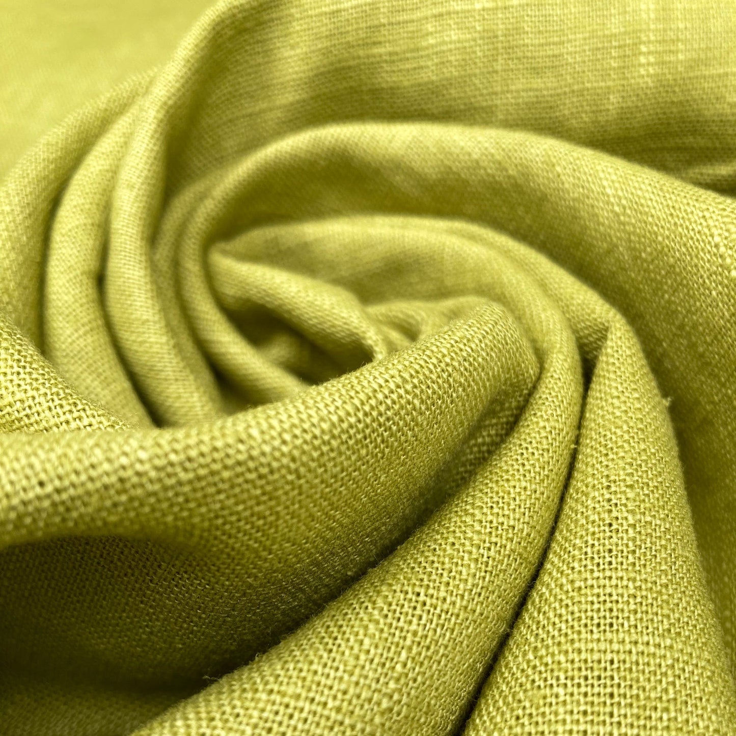 Washed Linen in Chartreuse