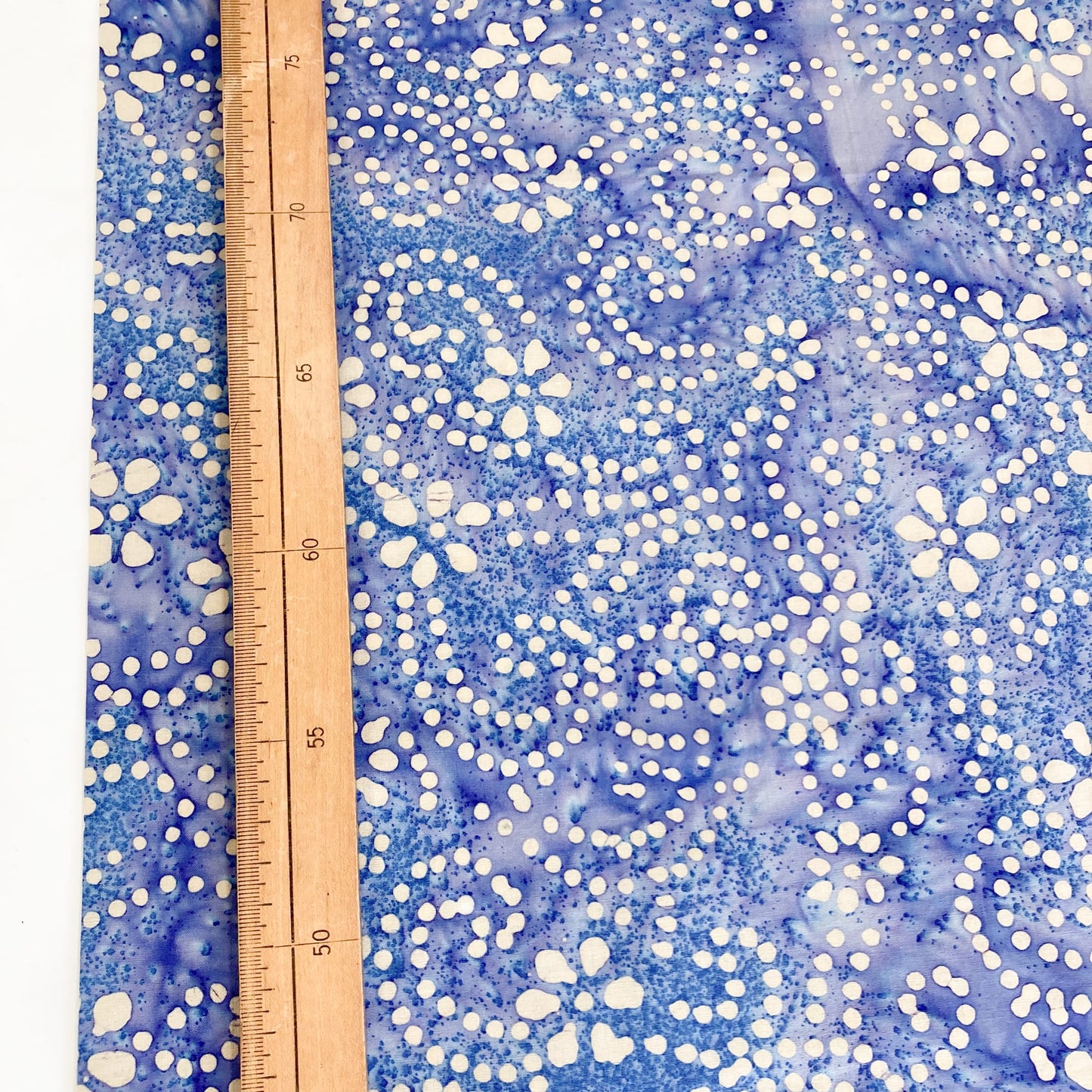 Indian Cotton Batik 'Lavender Floral'