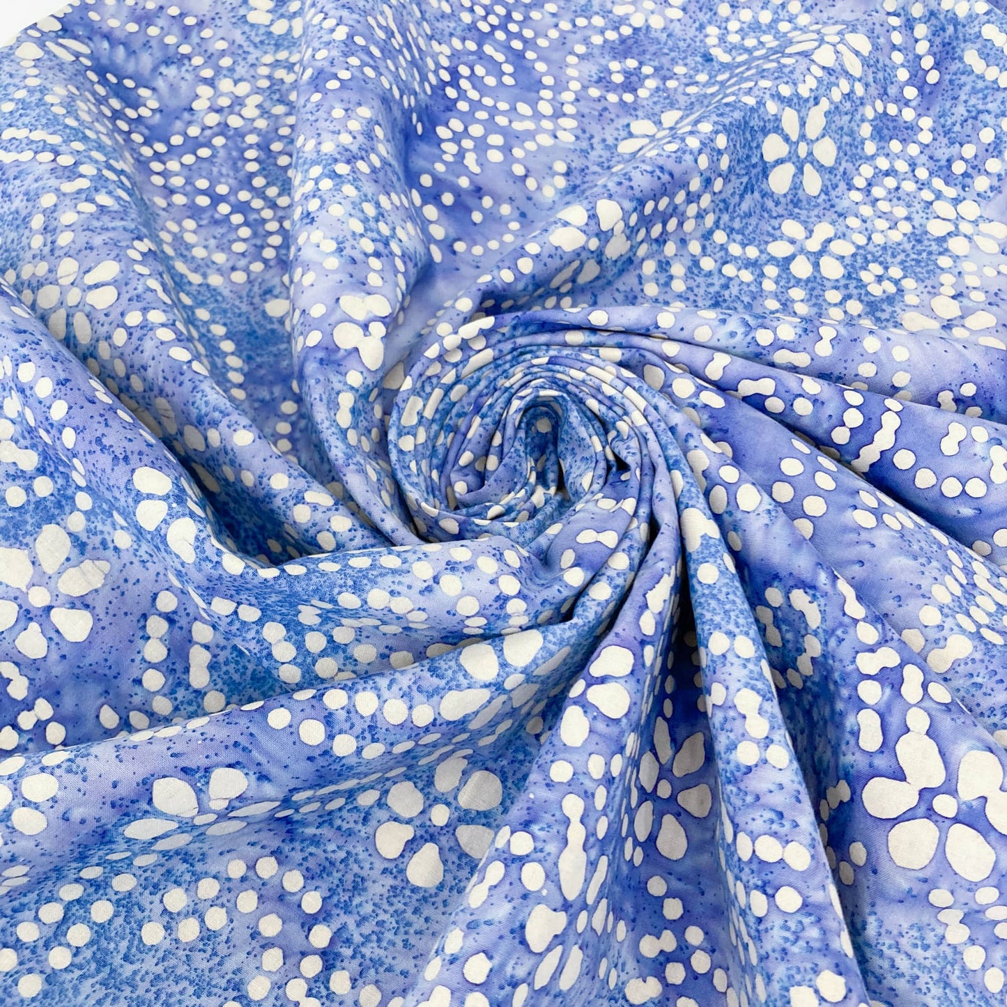 Indian Cotton Batik 'Lavender Floral'