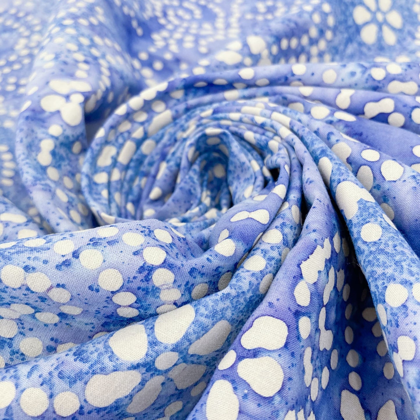 Indian Cotton Batik 'Lavender Floral'