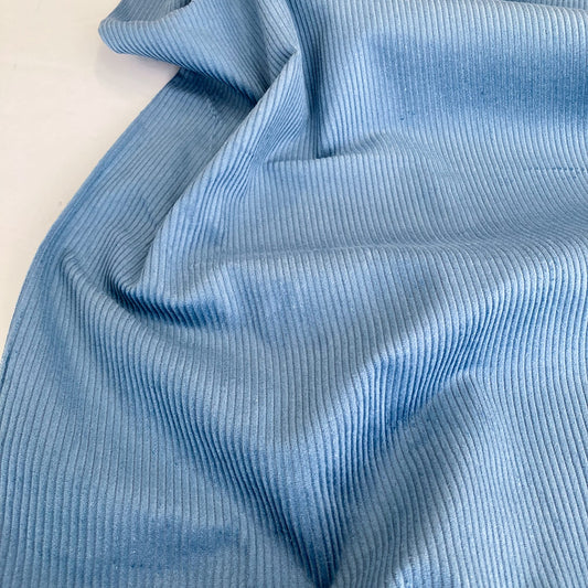 Cotton Jumbo Corduroy in Denim Blue