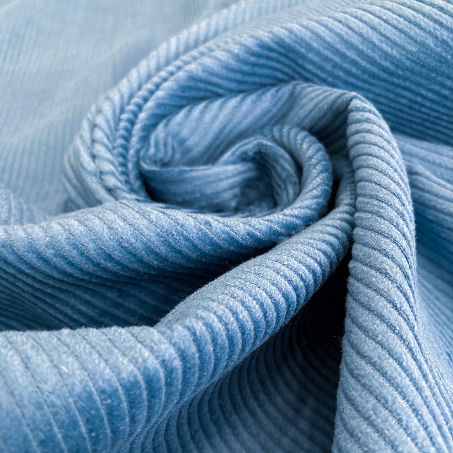 Cotton Jumbo Corduroy in Denim Blue