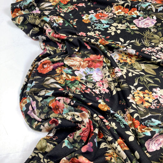 Viscose Crepe Jersey 'Floral Fantasy'