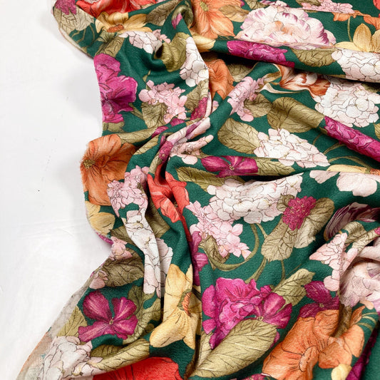 Viscose Crepe Jersey 'In the Garden'
