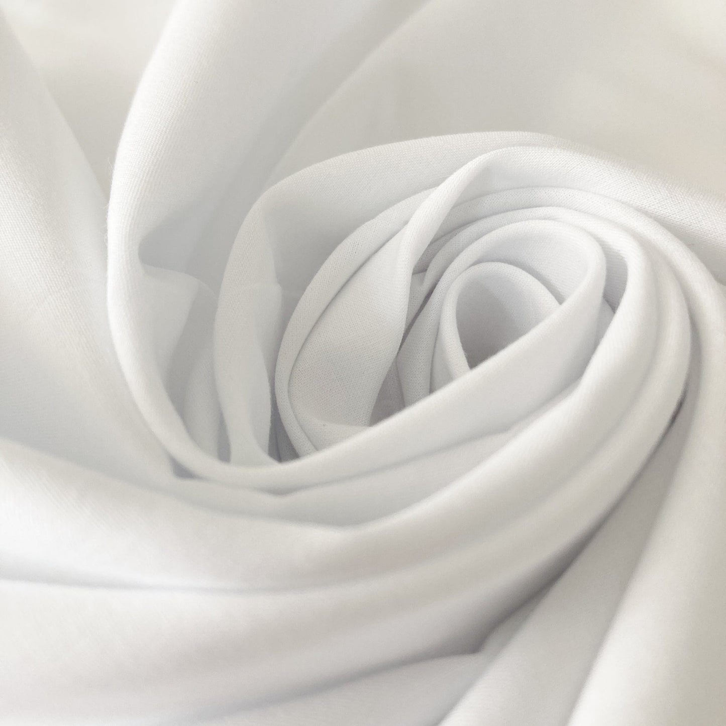 Premium Cotton Lawn in Optical White