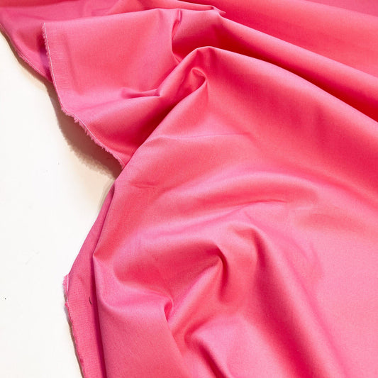 Stretch Denim in Bright Cerise Pink