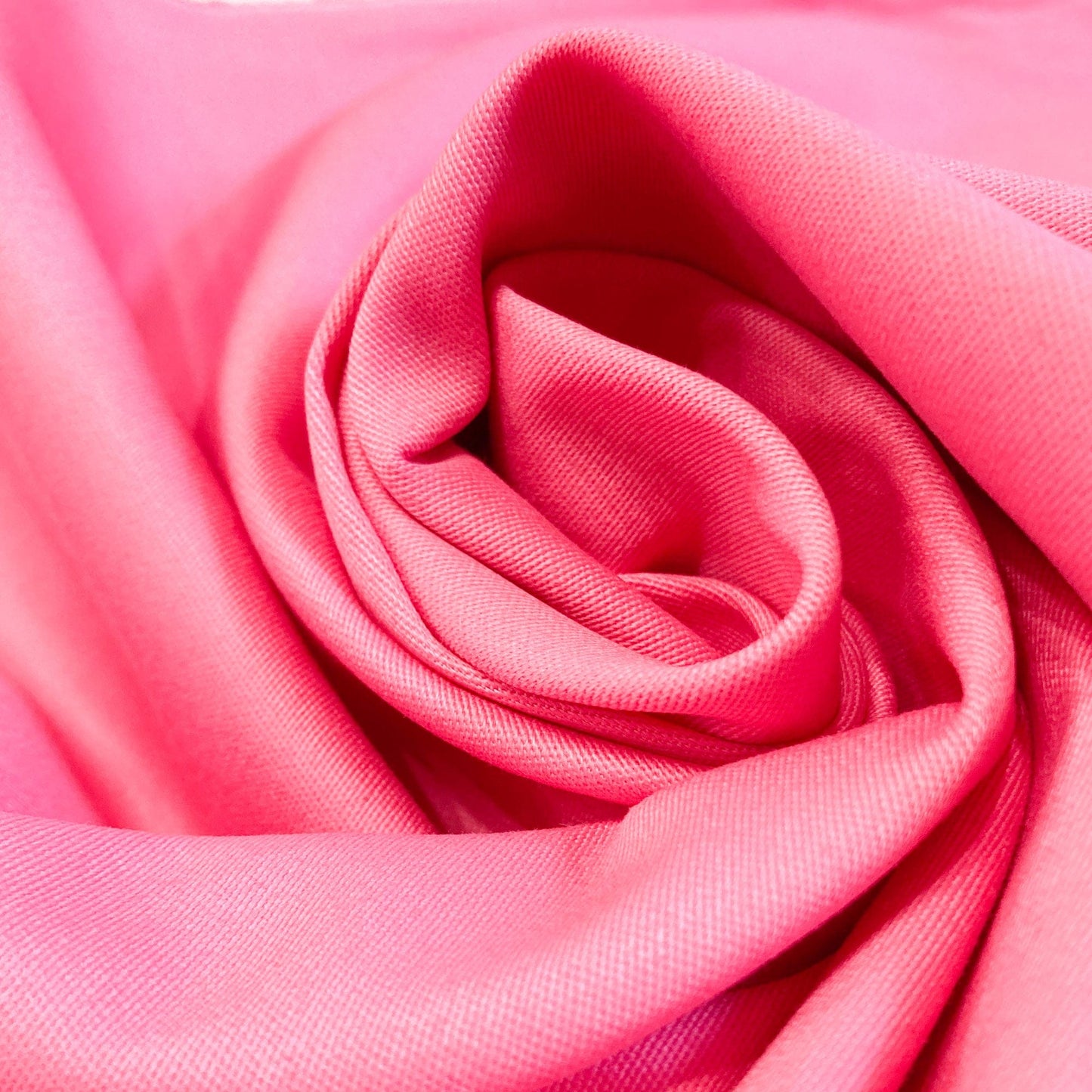 Stretch Denim in Bright Cerise Pink