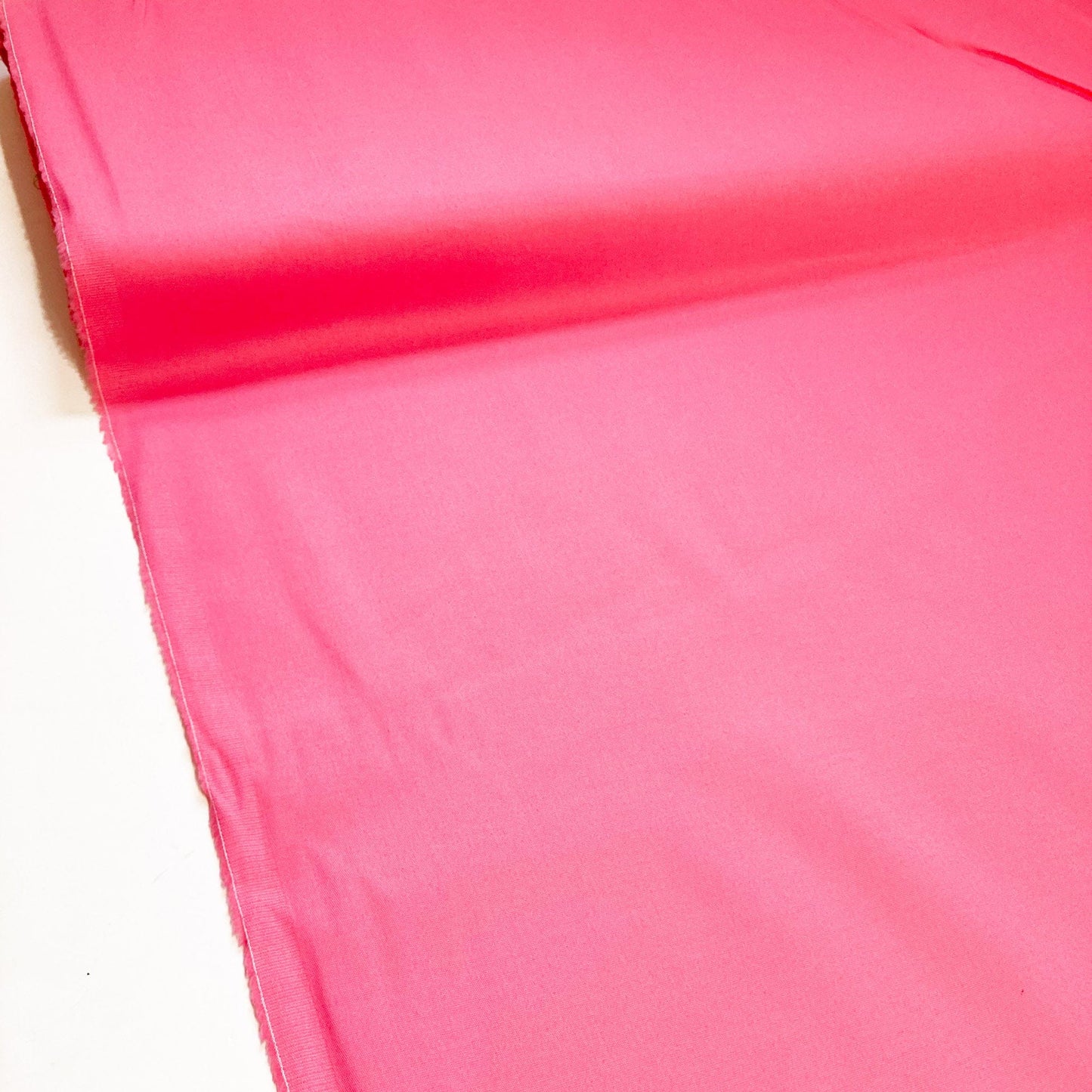 Stretch Denim in Bright Cerise Pink