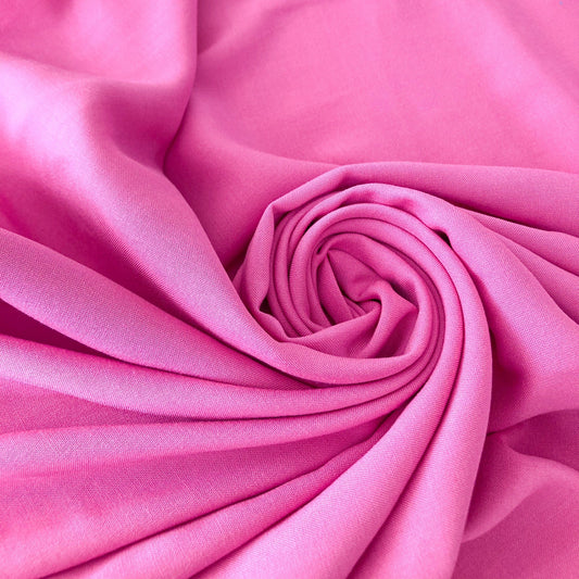 Soft Viscose in Cerise Pink