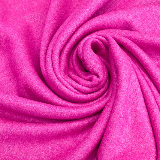 Wool Mix Jacketing in Hot Pink
