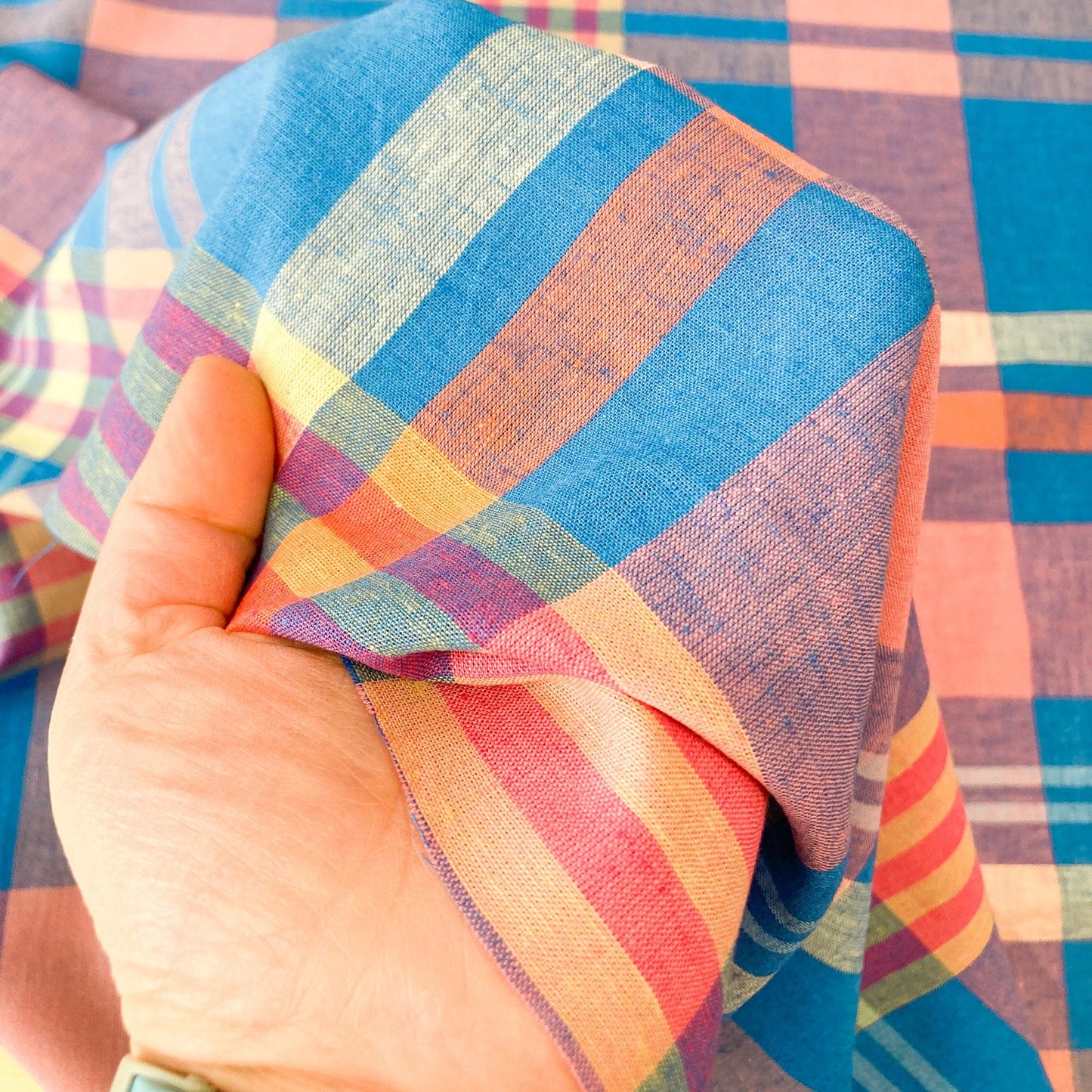 Merchant & Mills Luminaire Collection: 'Acrobat' Cotton Linen Mix