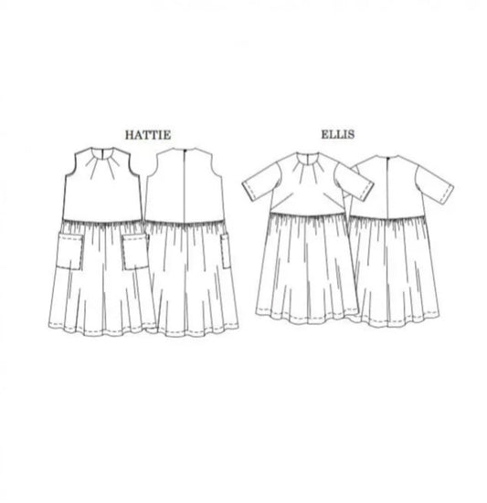 Merchant & Mills Sewing Pattern: Hattie & Ellis