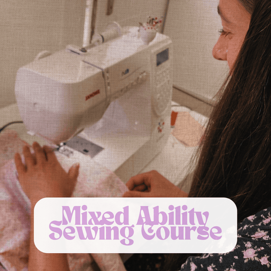 Mixed Ability Sewing Course: Thursdays 2pm-4pm Starting 5th November