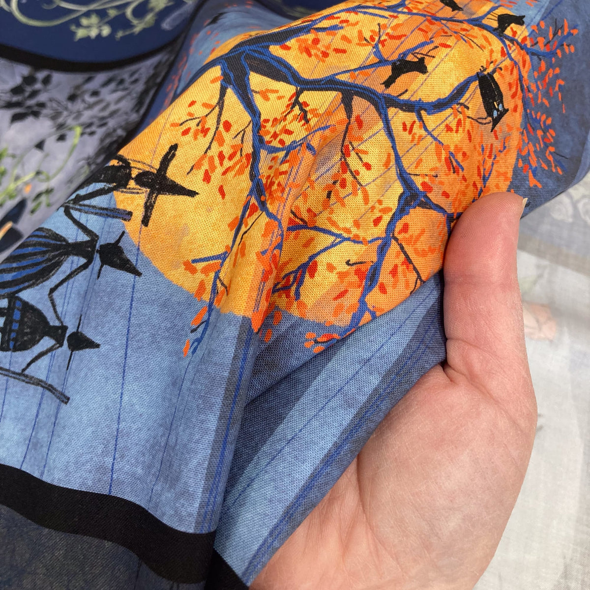 Moda 'Coven' Quilting Cotton Panel Print