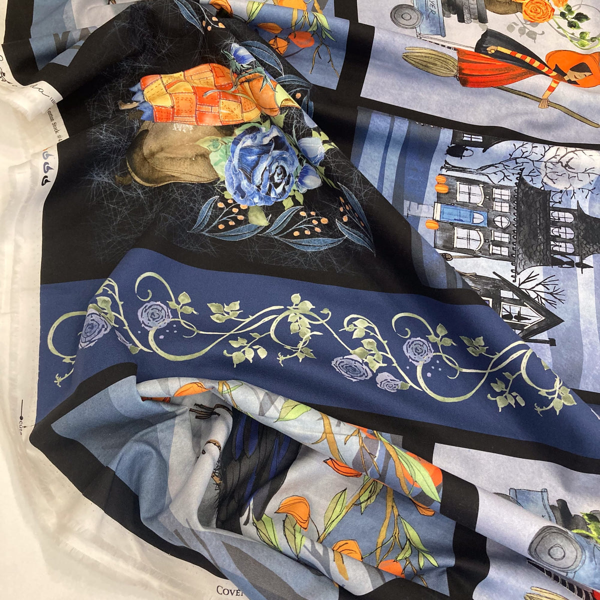 Moda 'Coven' Quilting Cotton Panel Print