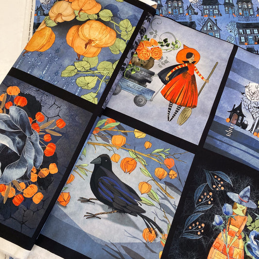 Moda 'Coven' Quilting Cotton Panel Print