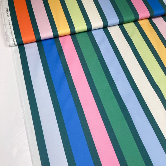 Moda Emily van Hoff 'Groove' Quilting Cotton Stripe in 'Moody Multi'