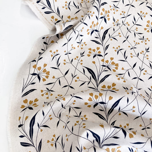 Moda Fabrics 'Arabesque' Mochi Linen 'Highland' in Angel