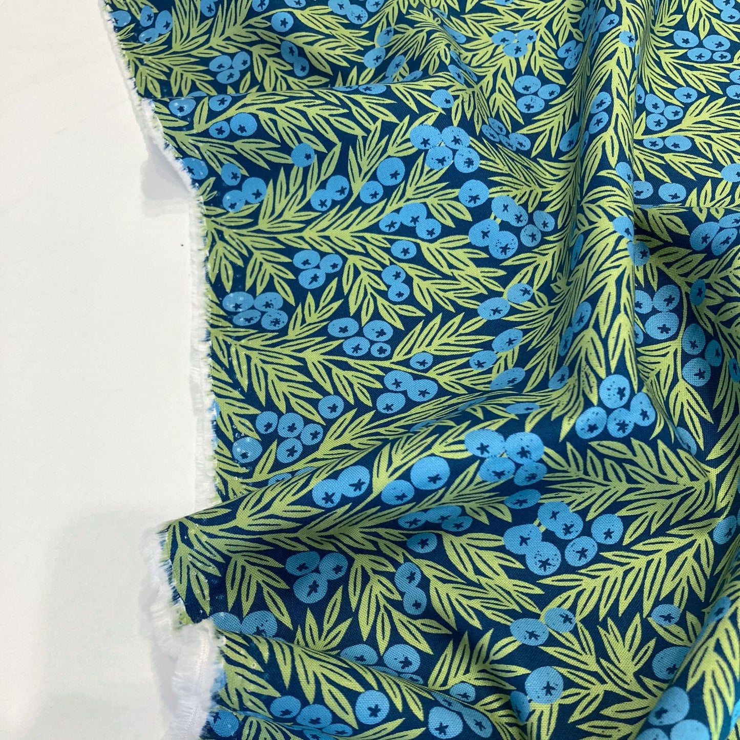 Moda 'Garden Series' Quilting Cotton 'Blueberries' in Dusk