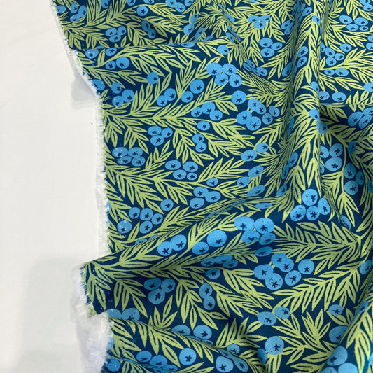 Moda 'Garden Series' Quilting Cotton 'Blueberries' in Dusk