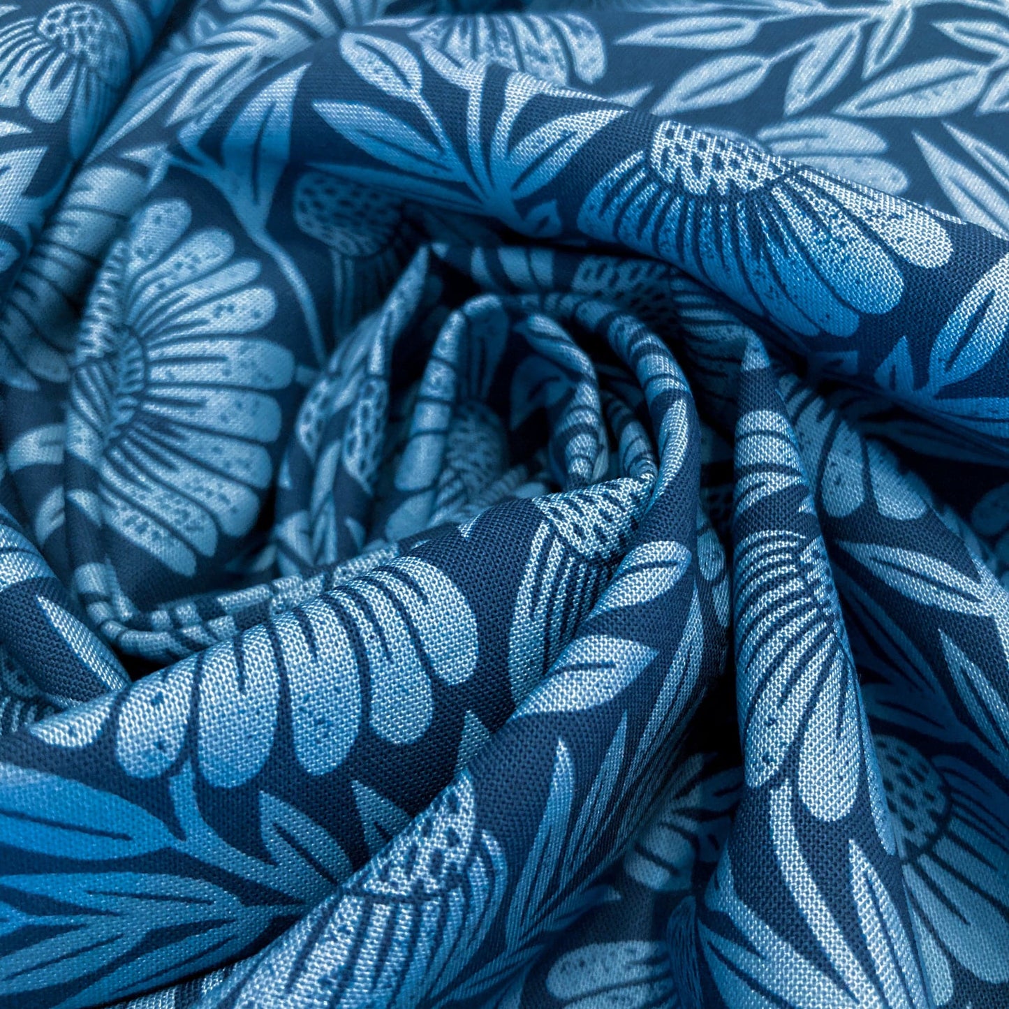 Moda 'Garden Series' Quilting Cotton 'Echinacea' in Dusk