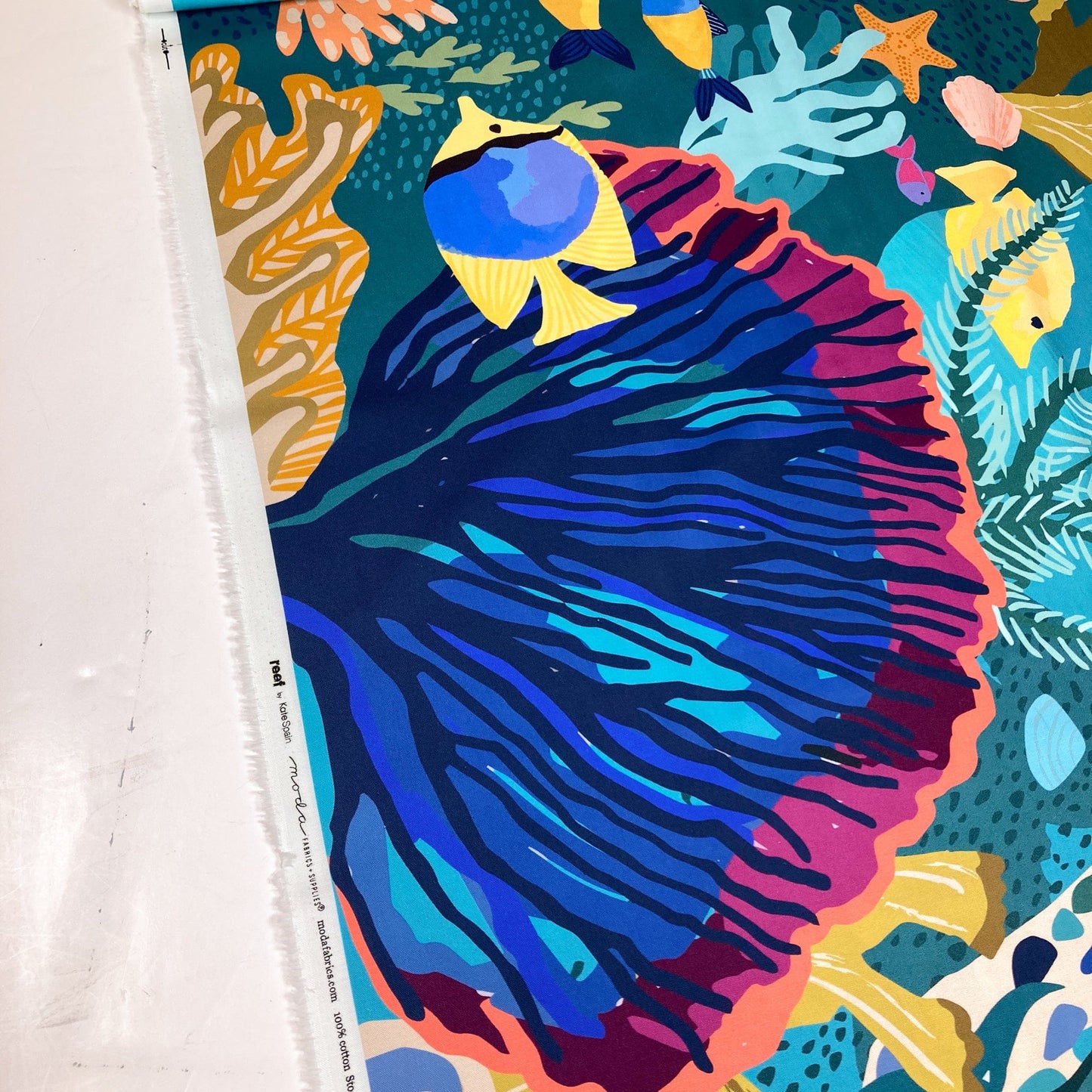 Moda 'Reef' Quilting Cotton Panel Print