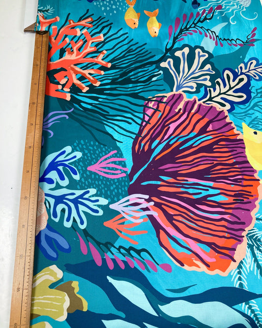 Moda 'Reef' Quilting Cotton Panel Print