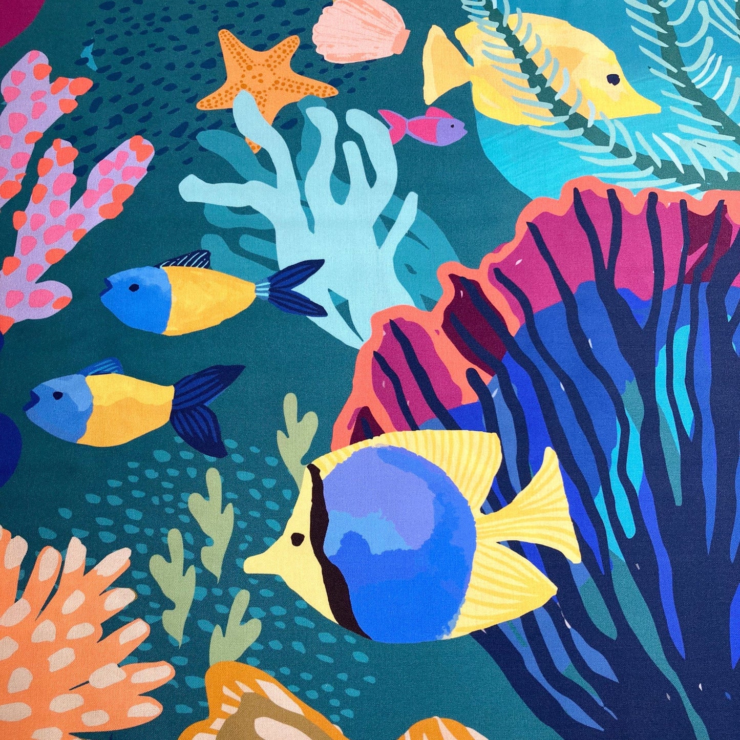 Moda 'Reef' Quilting Cotton Panel Print