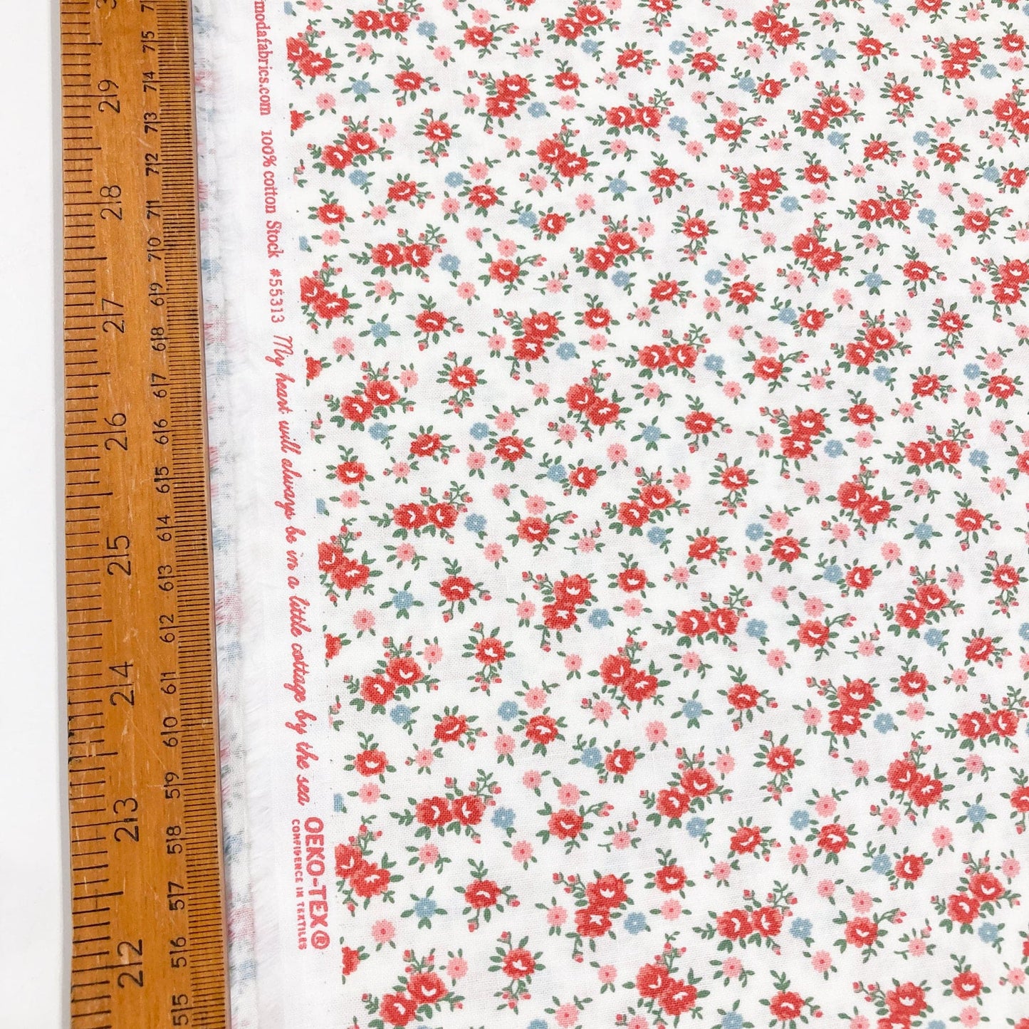 Moda 'Rosemary Cottage' Quilting Cotton in Cream