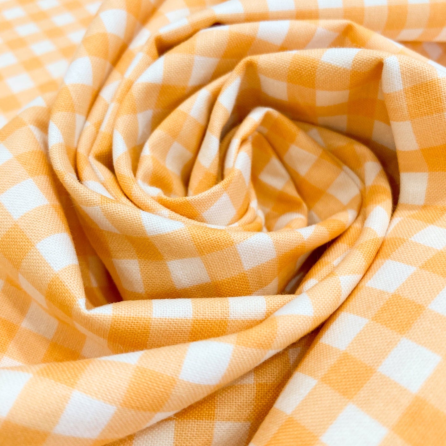 Moda 'Cottage Charm' Quilting Cotton Yellow Gingham