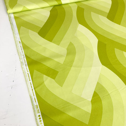 Moda Emily van Hoff 'Echo' Quilting Cotton in Acid Green
