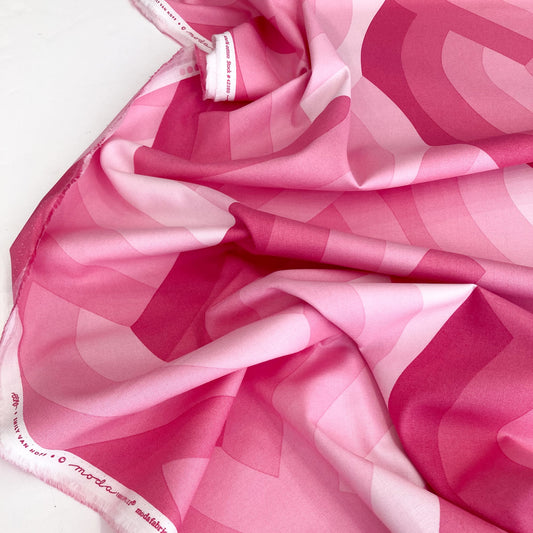 Moda Emily van Hoff 'Echo' Quilting Cotton in Pink