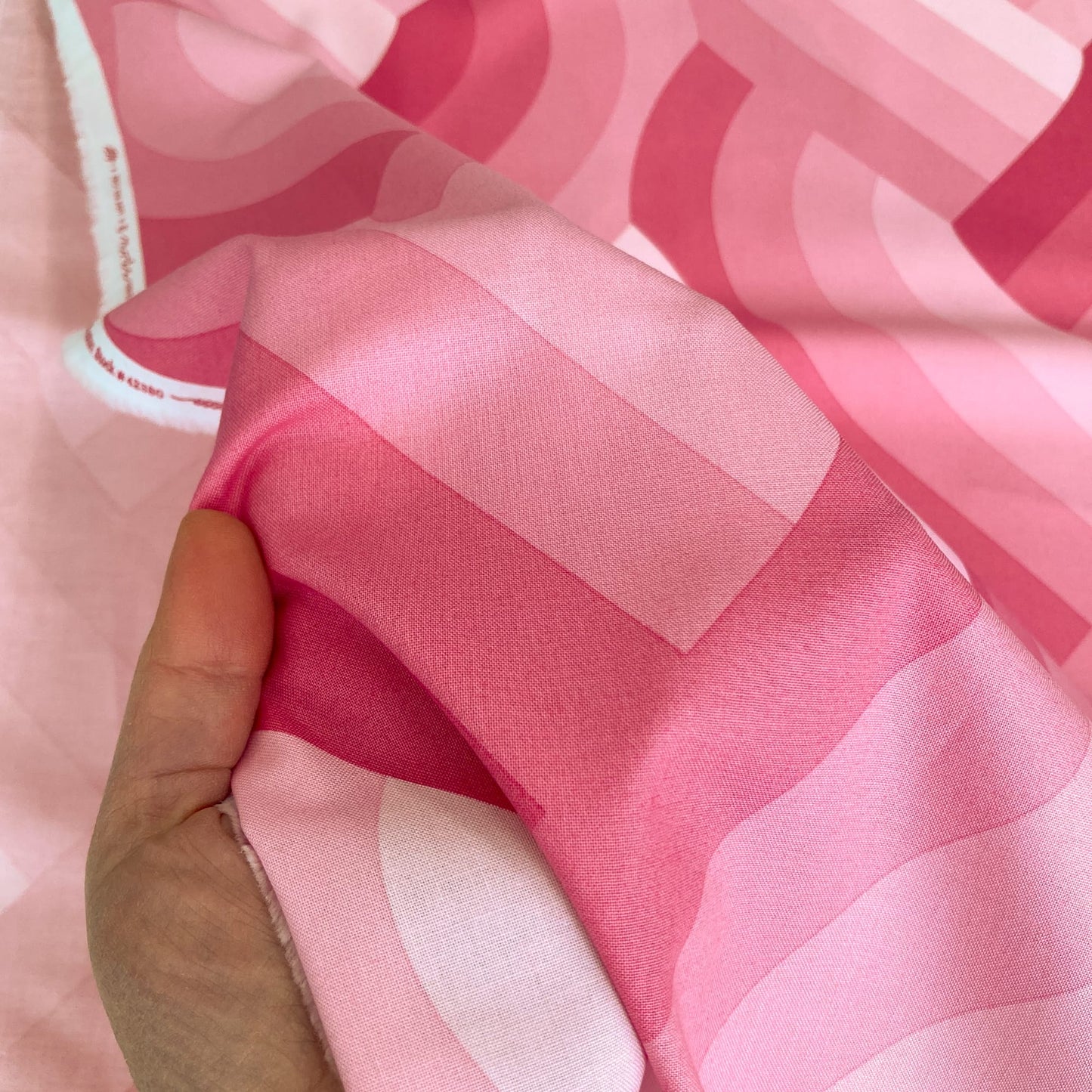 Moda Emily van Hoff 'Echo' Quilting Cotton in Pink