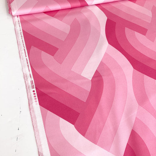 Moda Emily van Hoff 'Echo' Quilting Cotton in Pink
